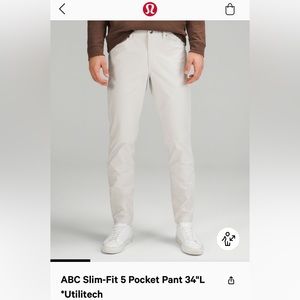 never worn abc 5 pocket pant slim